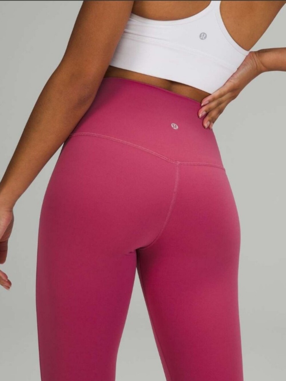 Lululemon Align High-Rise Pant 25"Pink Lychee size 8 - Picture 4 of 12
